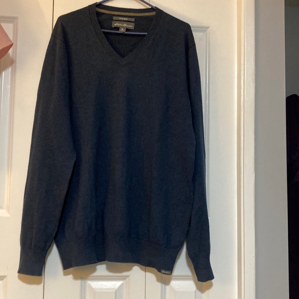 Eddie Bauer blue sweater